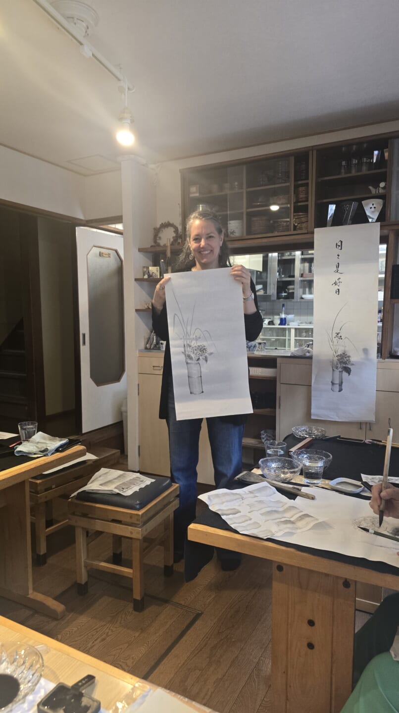 Creating Artwork at the Machiya
