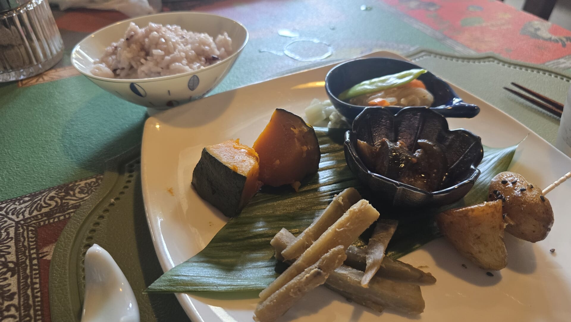 A Nara Lunch Featuring Local Vegetables